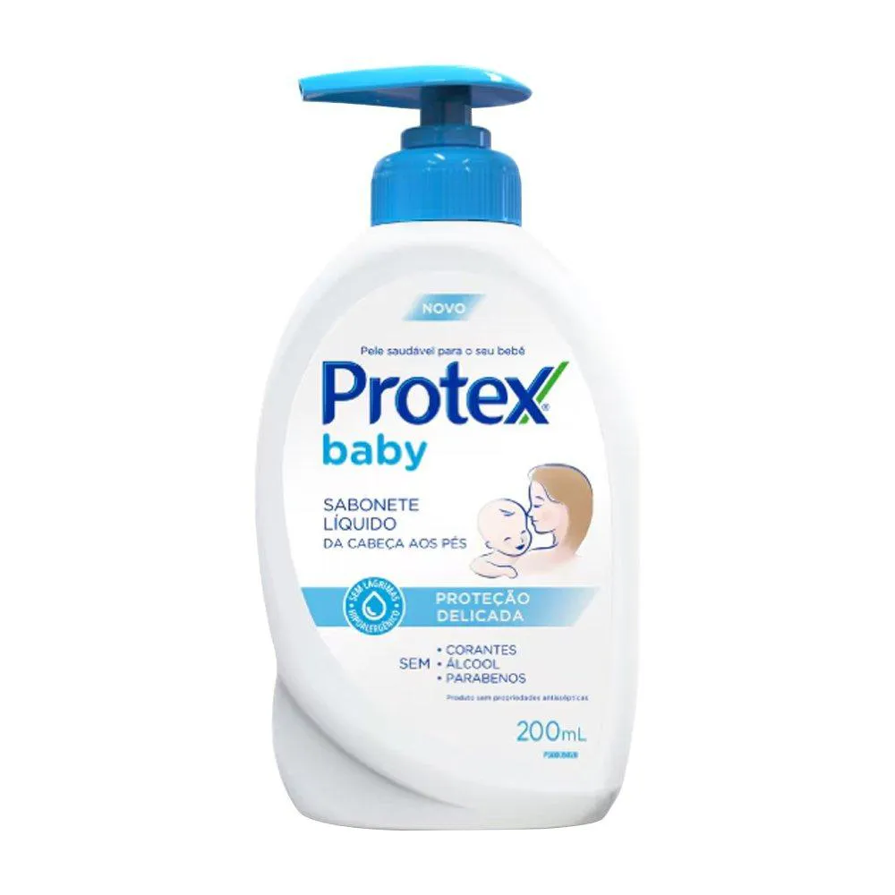 SABONETE LíQUIDO PROTEX BABY PROTEçãO DELICADA 200ML