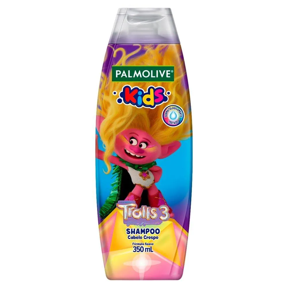 SHAMPOO PALMOLIVE KIDS TROLLS CABELO CRESPO 350ML
