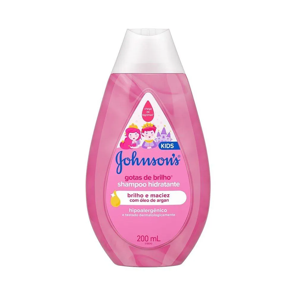SHAMPOO JOHNSONS BABY GOTAS DE BRILHO 200ML