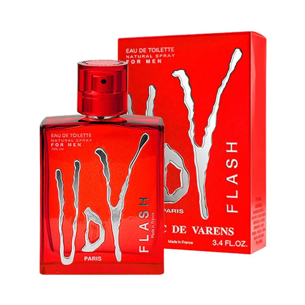 UDV FLASH EAU DE TOILETTE MASCULINO - ULRIC DE VARENS 100ml