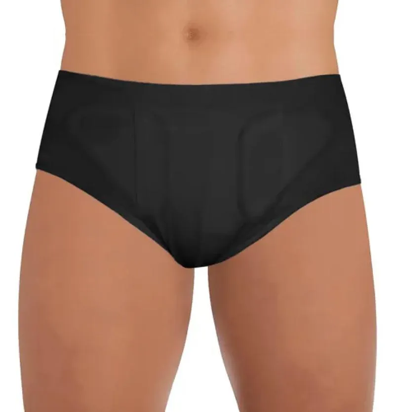 CUECA PARA HéRNIA INGUINAL DUPLA CONFORTáVEL M