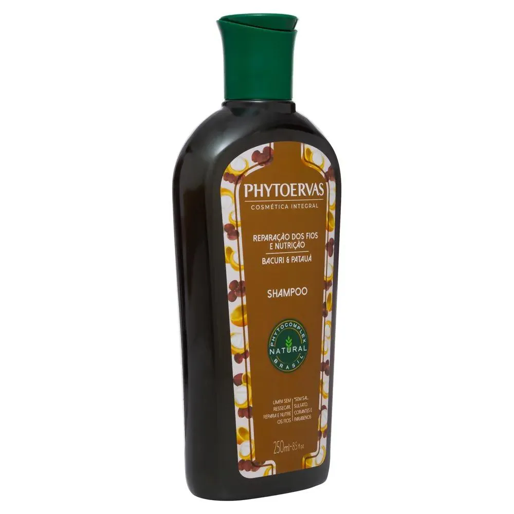 SHAMPOO FIOS E NUTRIçãO BACURI E PATAUá PHYTOERVAS 250ML