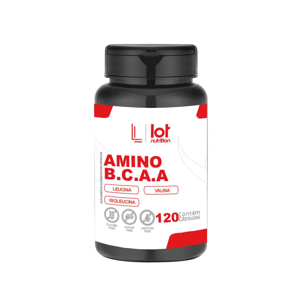 BCAA 2:1:1 120 CáPSULAS RECUPERAçãO MUSCULAR TREINO INTENSO