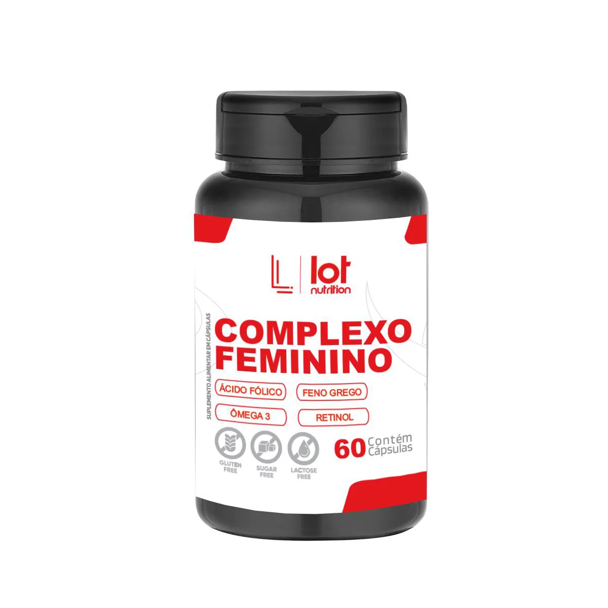 COMPLEXO FEMALE 60 CáPSULAS SAúDE FEMININA EQUILíBRIO HORMONAL