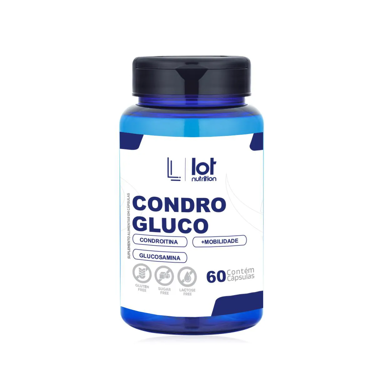 CONDROGLUCO 60 CáPSULAS ARTICULAçõES SAúDE