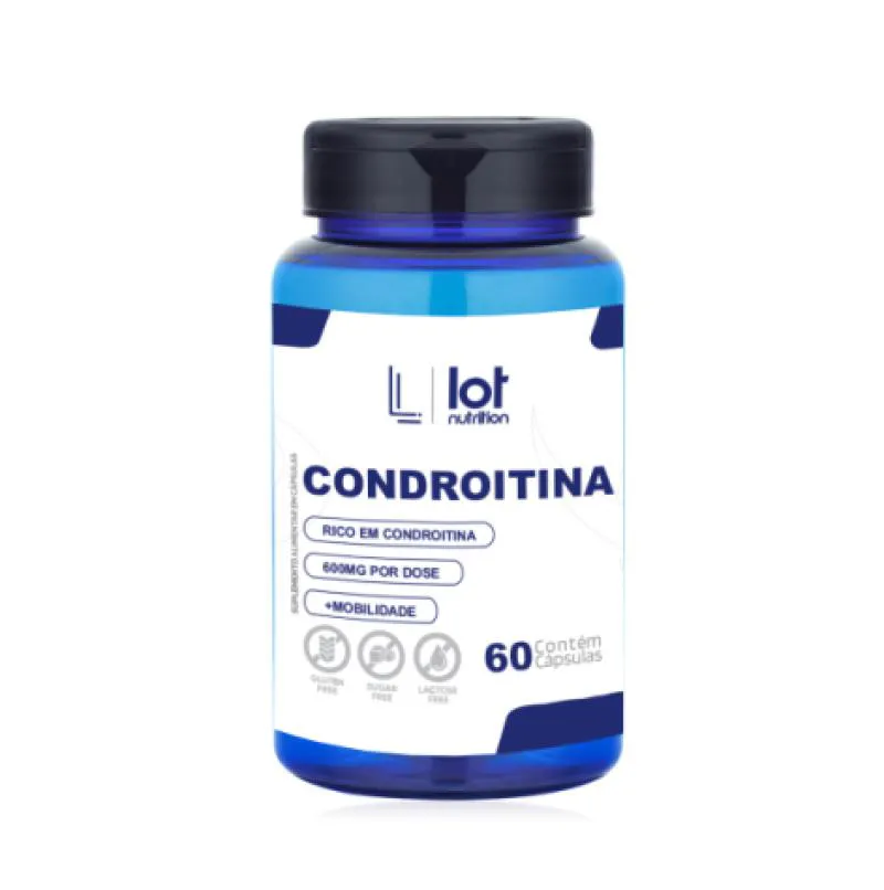 CONDROITINA 600MG 60 CáPSULAS CARTILAGEM ARTICULAçãO MOBILIDADE