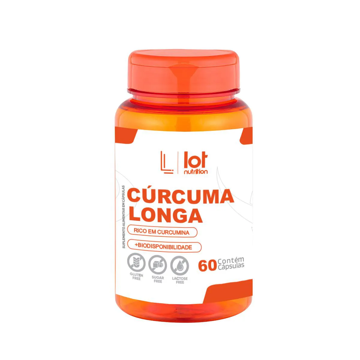 CúRCUMA 500MG 60 CáPSULAS ANTIOXIDANTE NATURAL ANTI-INFLAMATóRIO