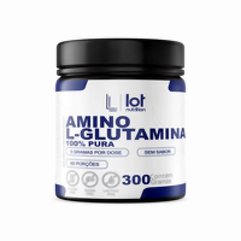 GLUTAMINA 300G Pó RECUPERAçãO MUSCULAR IMUNIDADE INTESTINAL