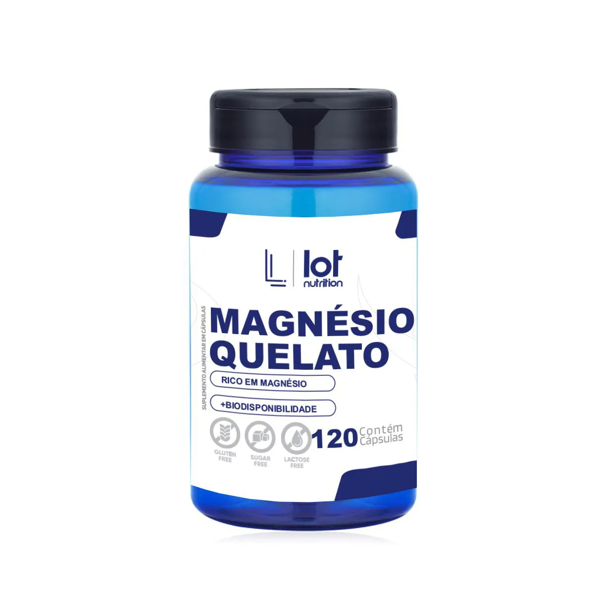 MAGNéSIO 450MG 120 CáPSULAS CãIBRAS SISTEMA NERVOSO OSSOS FORTES