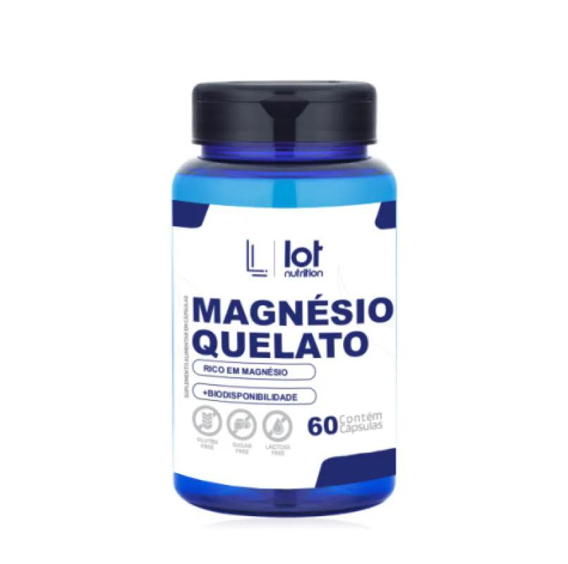 MAGNéSIO 450MG 60 CáPSULAS CãIBRAS SISTEMA NERVOSO OSSOS FORTES
