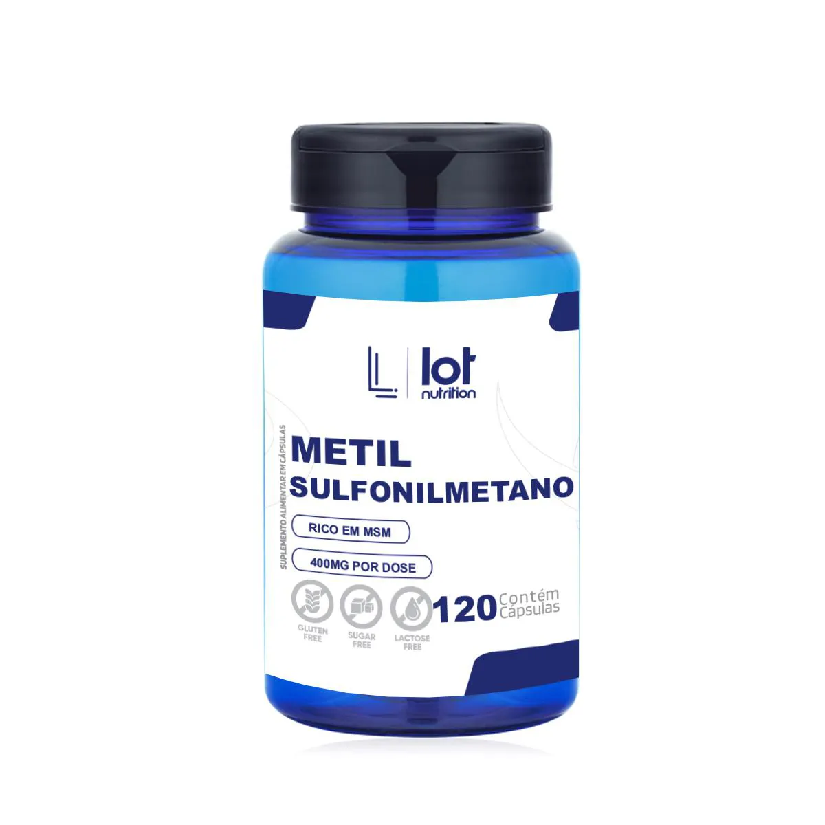 MSM 400MG 120 CáPSULAS ARTICULAçãO SAúDE DA PELE ANTI-INFLAMATóRIO