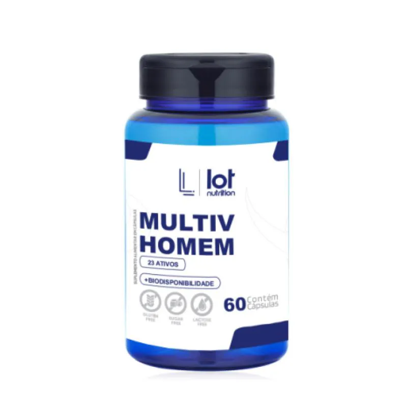 MULTIVITAMíNICO HOMEM 60 CáPSULAS  COMPLETA