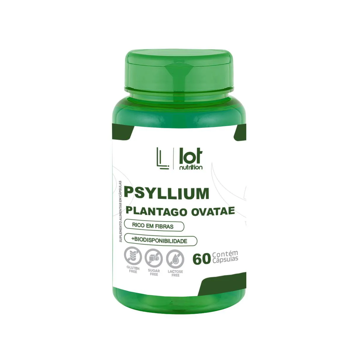 PSYLLIUM 500MG 60 CáPSULAS