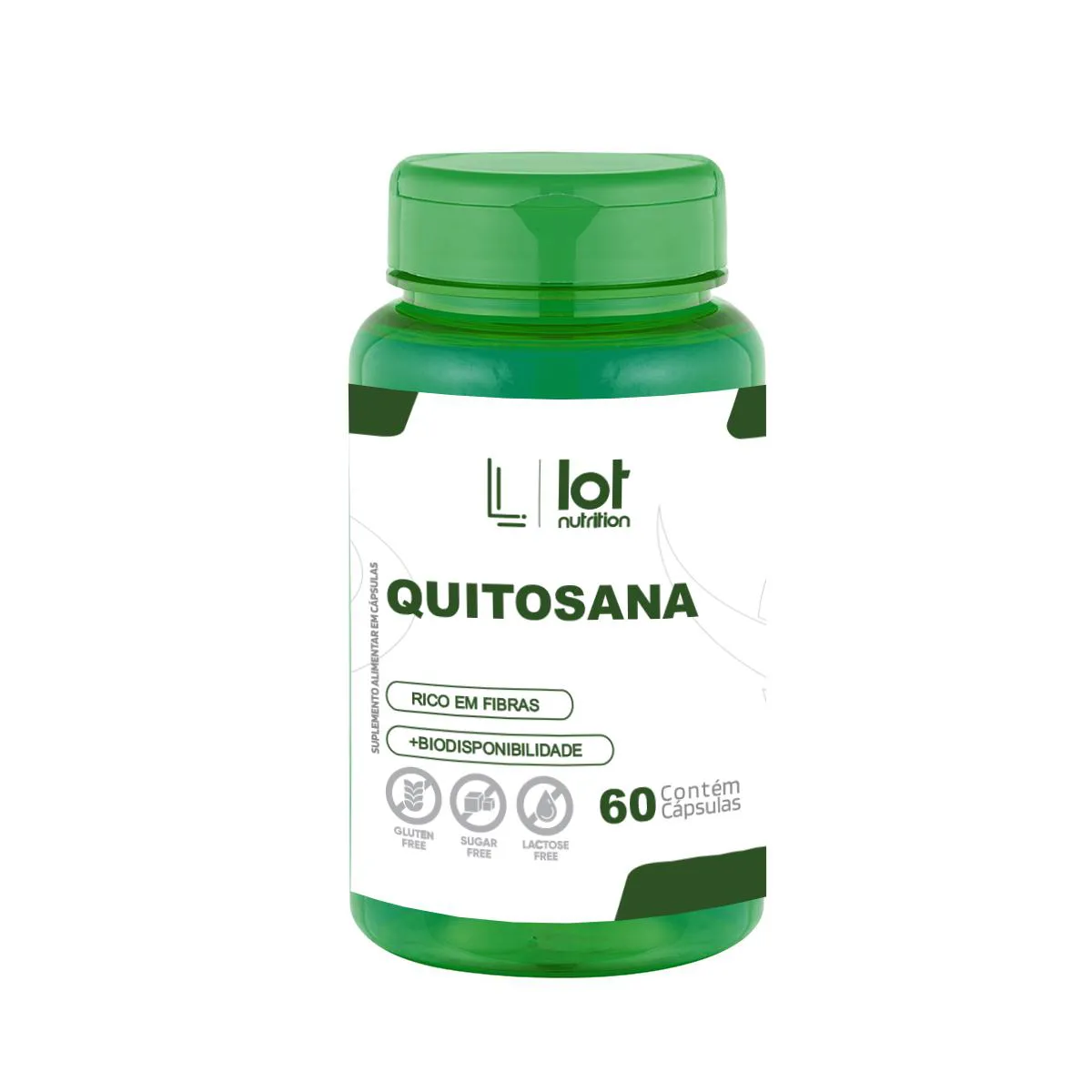 QUITOSANA 350MG 60 CáPSULAS