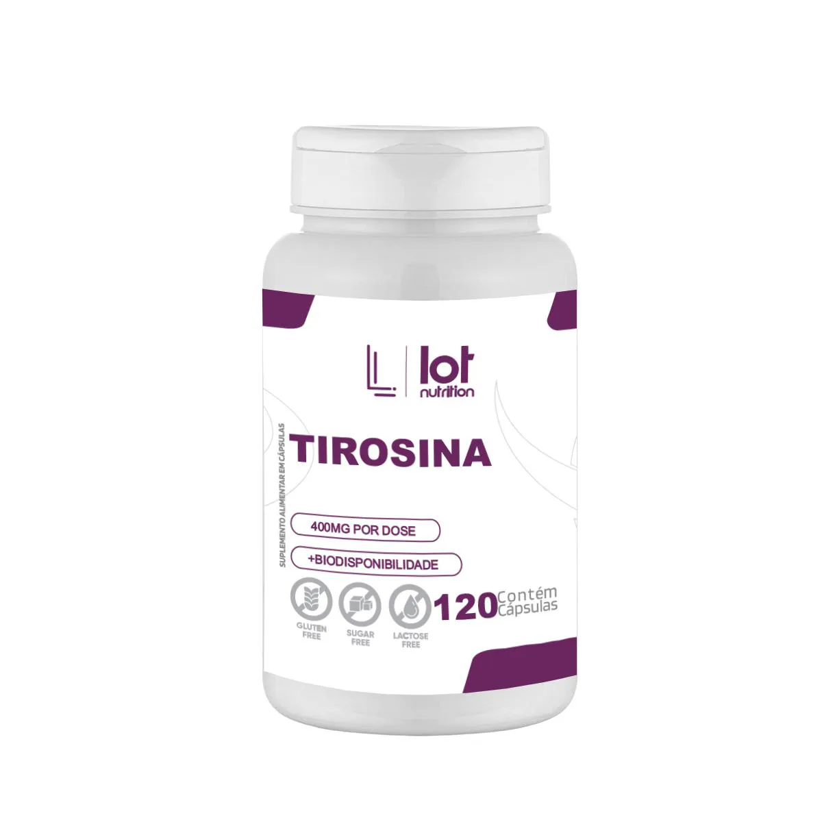 TIROSINA 400MG 120 CáPSULAS