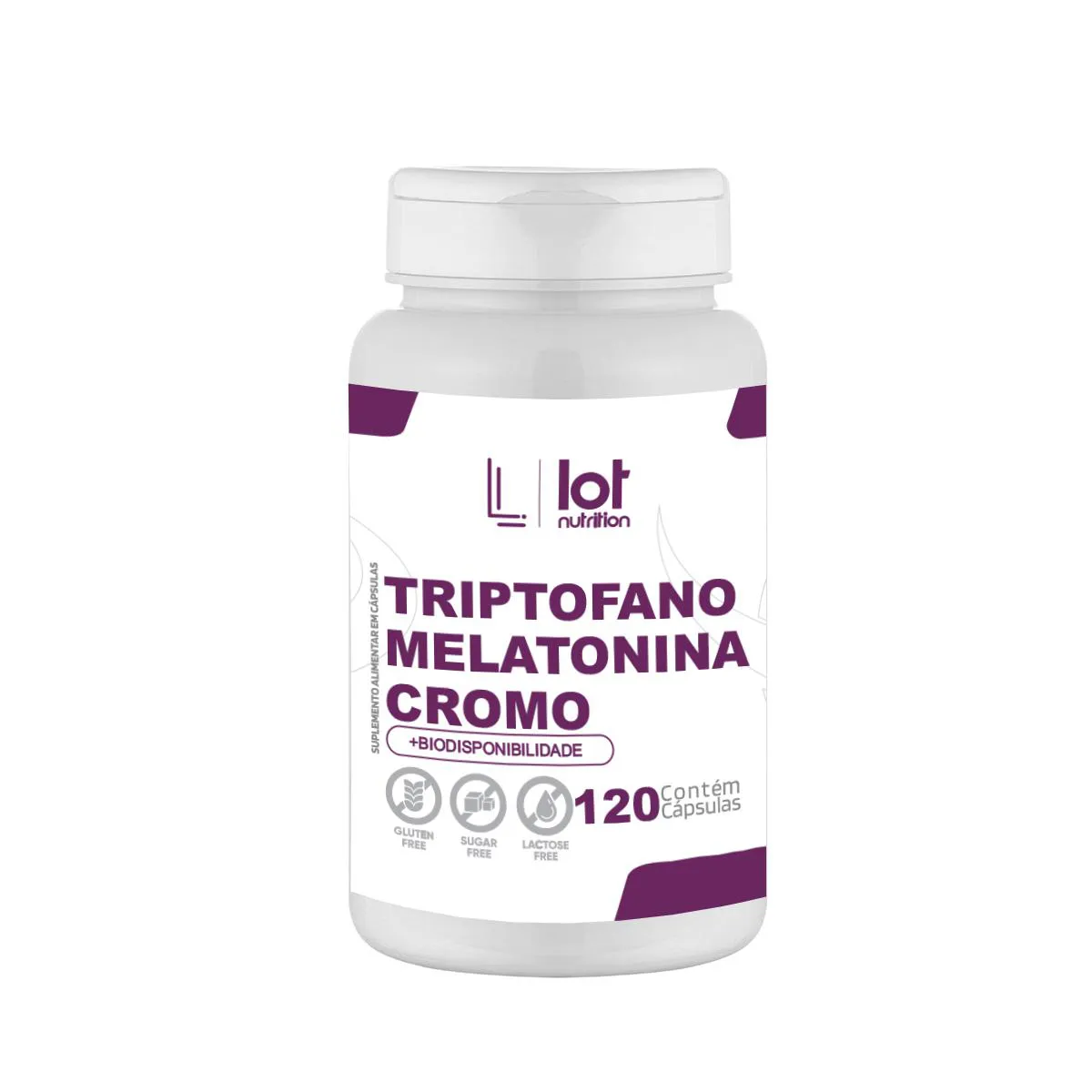 TRIPTOFANO + MELATONINA + CROMO 120 CáPSULAS