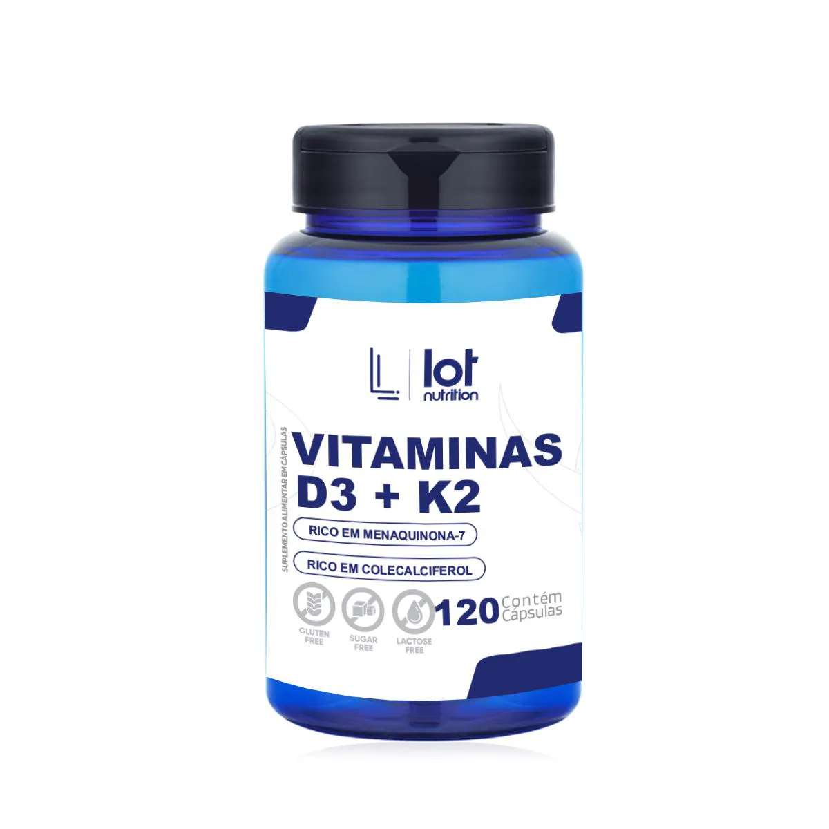 VITAMINA D3 2.000UI + VITAMINA K2MK7 100MCG 120 CáPSULAS