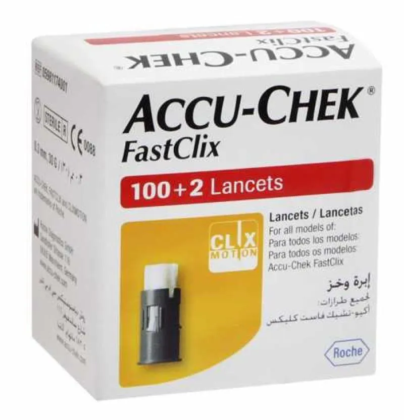 ACCU-CHEK FASTCLIX 102 LANCETAS NON-EU ROCHE