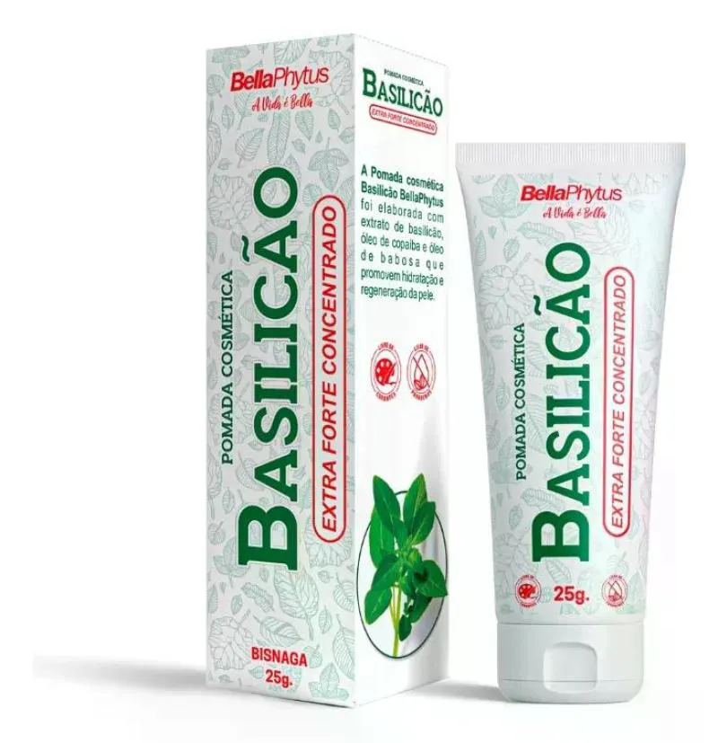 BASILICãO POMADA 25G - BELLAPHYTUS