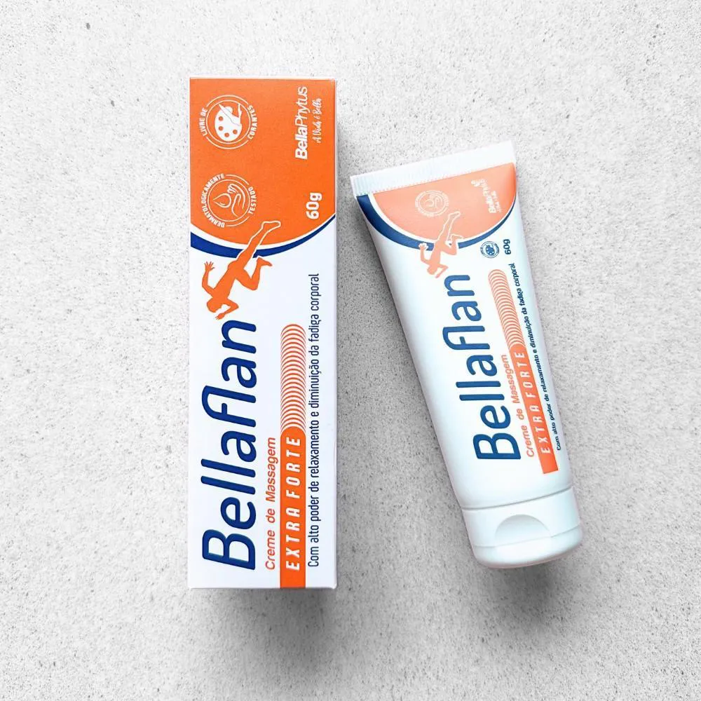 BELLAFLAN CREME DE MASSAGEM EXTRA FORTE 60G - BELLAPHYTUS