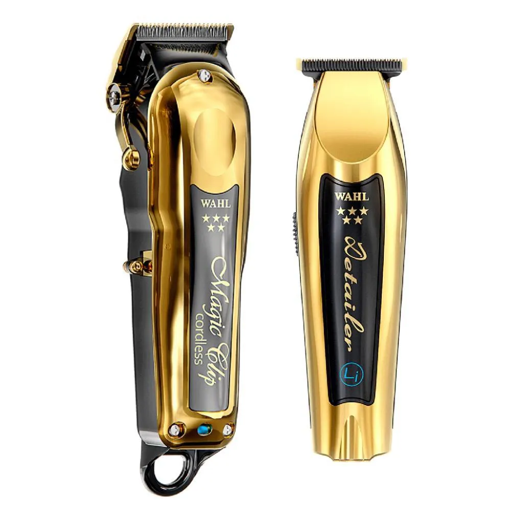 COMBO WAHL MAGIC CLIP GOLD E DETAILER LI GOLD