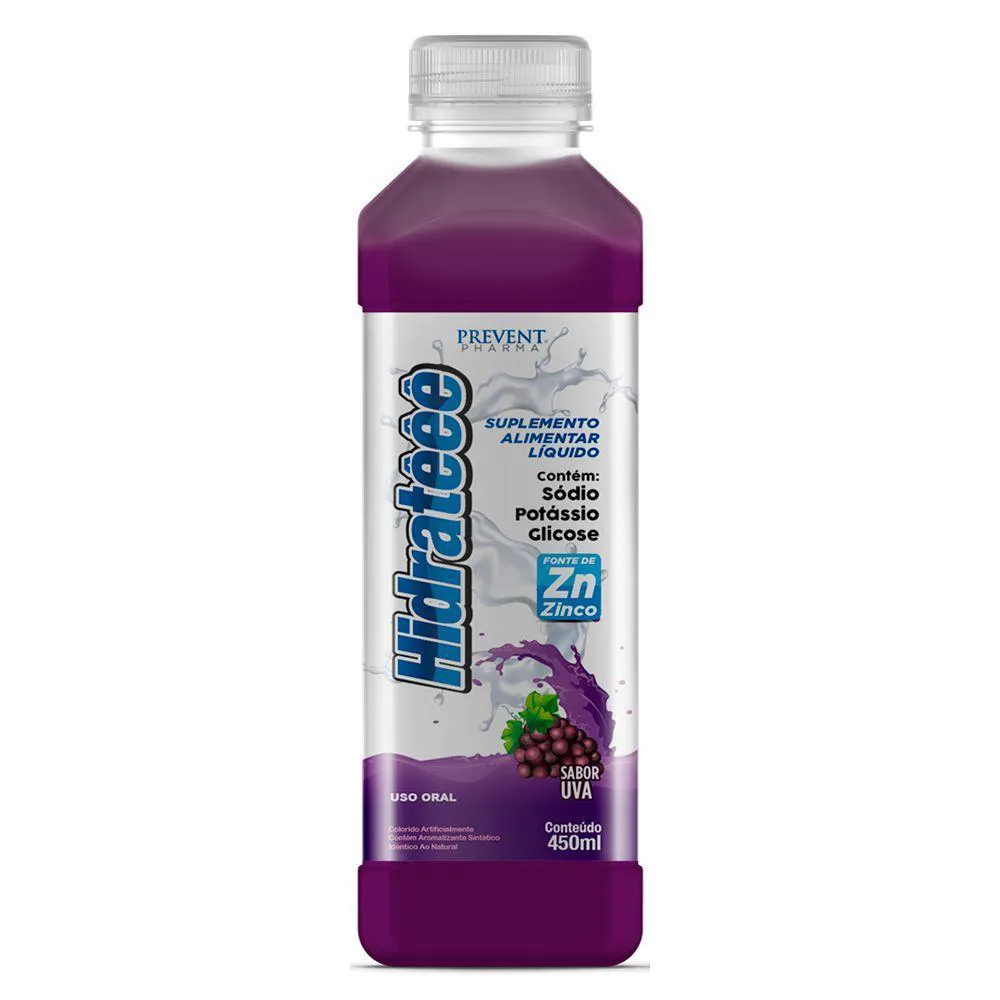 HIDRATEEE UVA 450 ML SODIO+TRIS+POT+ZINCO VIT PREVENT PHARMA