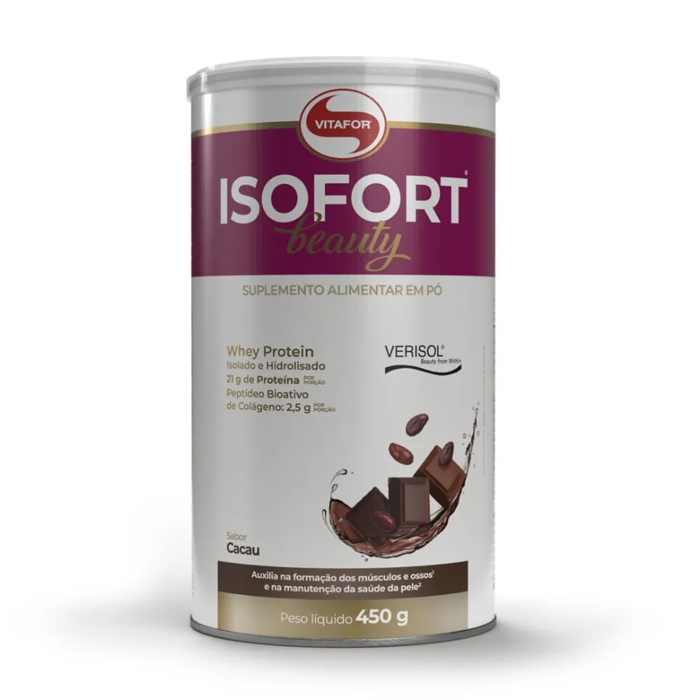 ISOFORT BEAUTY 450G CACAU - VITAFOR