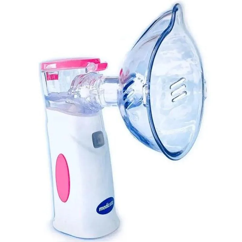 INALADOR NEBULIZADOR DE REDE MEDICATE MD4400 Rosa