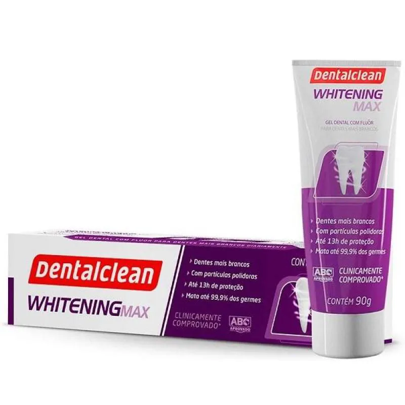 Gel Dental Dentalclean Whitening Max 90g