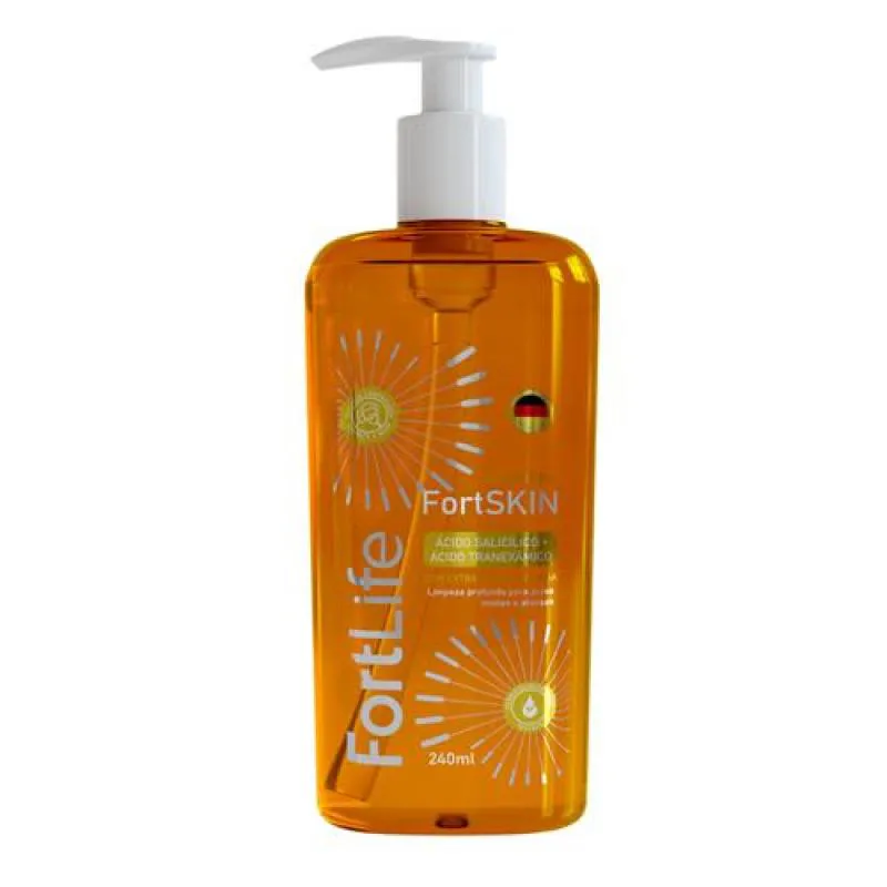FORTSKIN SABONETE GEL FACIAL OIL CONTROL 240ML - FORTLIFE
