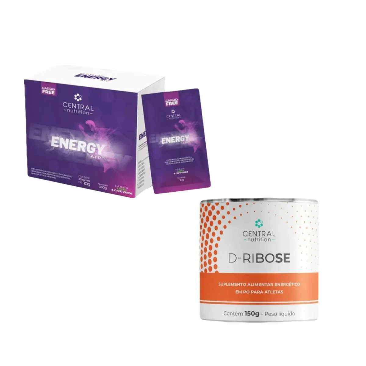 ENERGY ATP-TANGERINA +  D- RIBOSE - CENTRAL NUTRITION