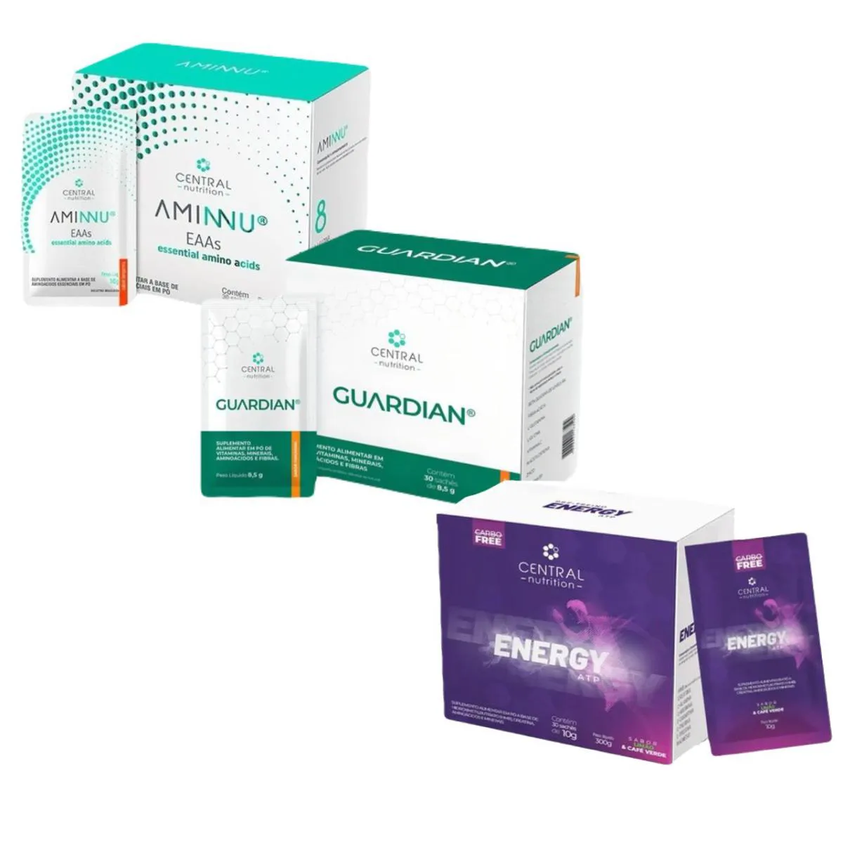 AMINNU - GUARDIAN - ENERGY - TANGERINA - CENTRAL NUTRITION