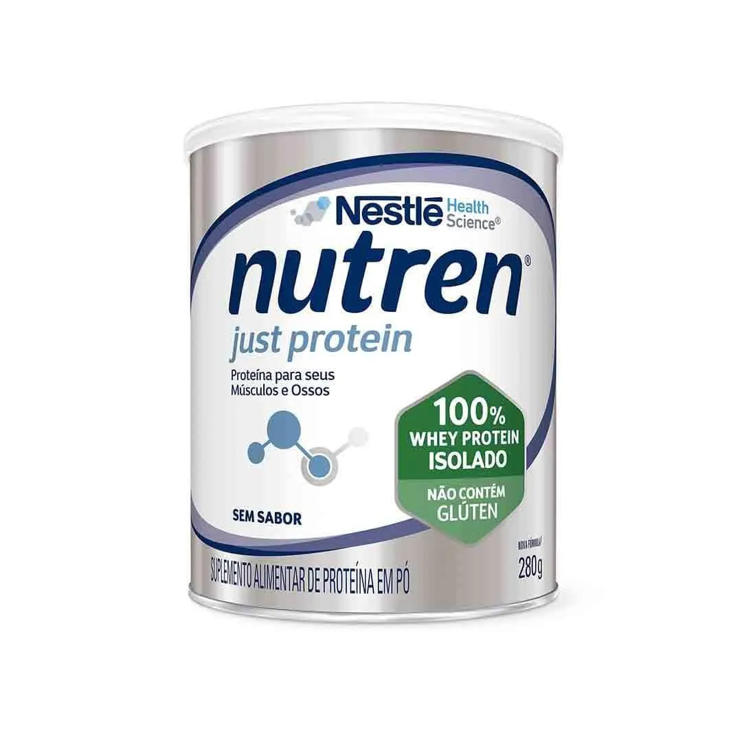 SUPLEMENTO ALIMENTAR NUTREN JUST PROTEIN SEM SABOR 280GR - NESTLé - 7891000310328