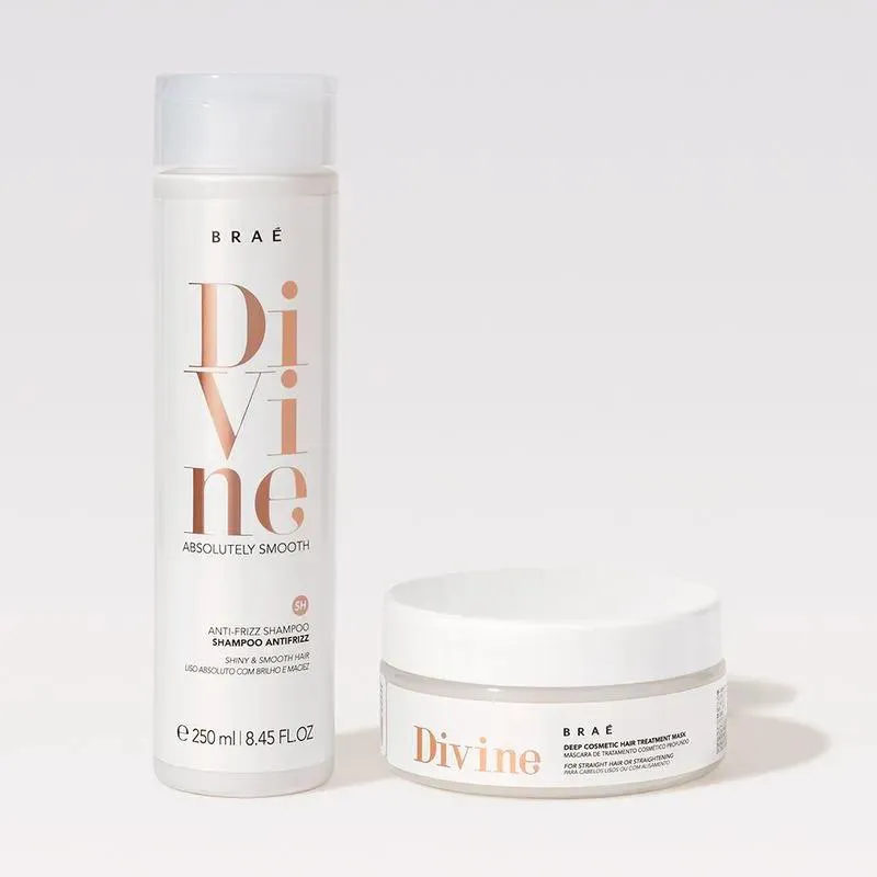 KIT BRAé DIVINE - SHAMPOO 250ML+ MáSCARA 200G