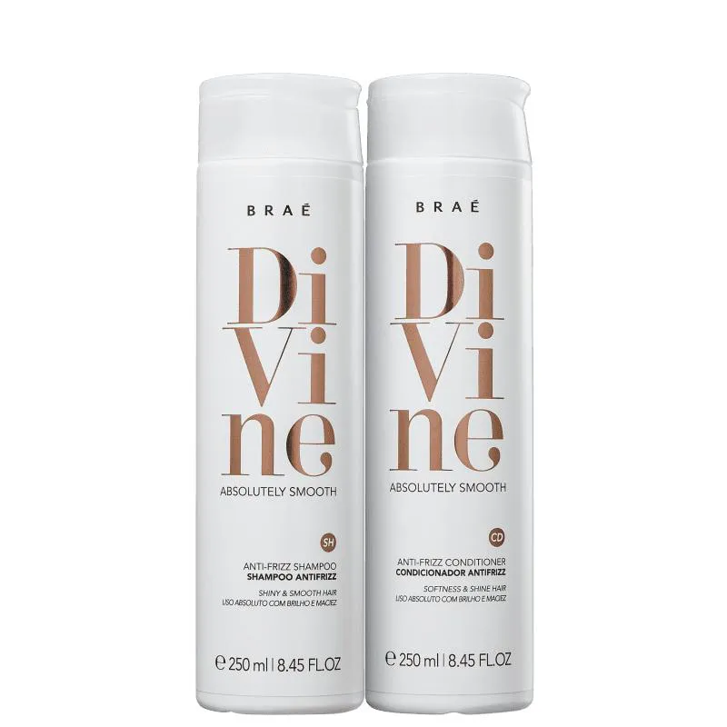 KIT BRAé DIVINE KIT DUO SHAMPOO + CONDICIONADOR 250ML