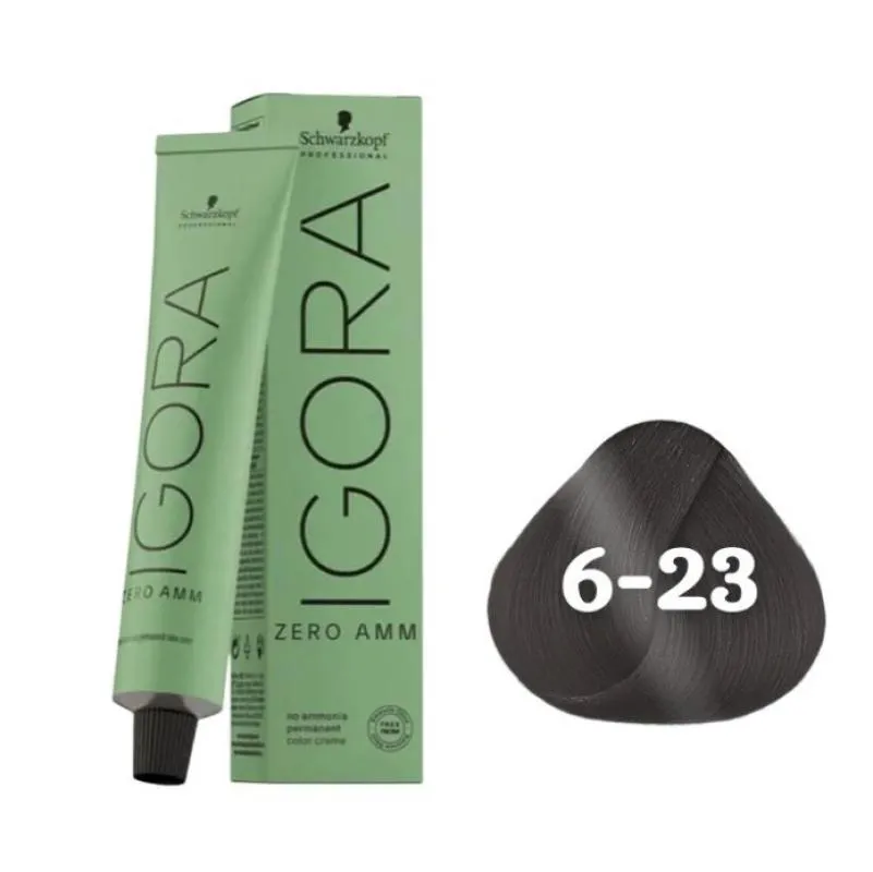 COLORAçãO IMPORTADA SCHWARZKOPF IGORA ZERO AMM 6-23 60G