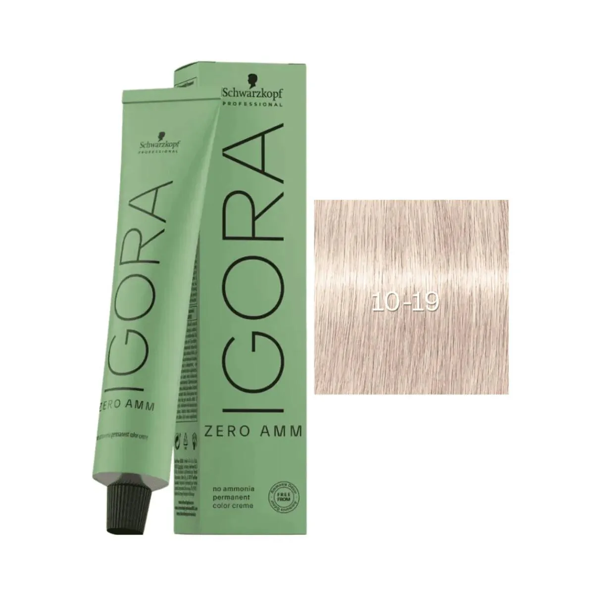 COLORAçãO IMPORTADA SCHWARZKOPF IGORA ZERO AMM 10-19 60G