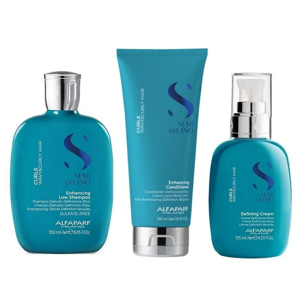 KIT DEFINIçãO DE CACHOS ALFAPARF SEMI DI LINO CURLS PEQUENO