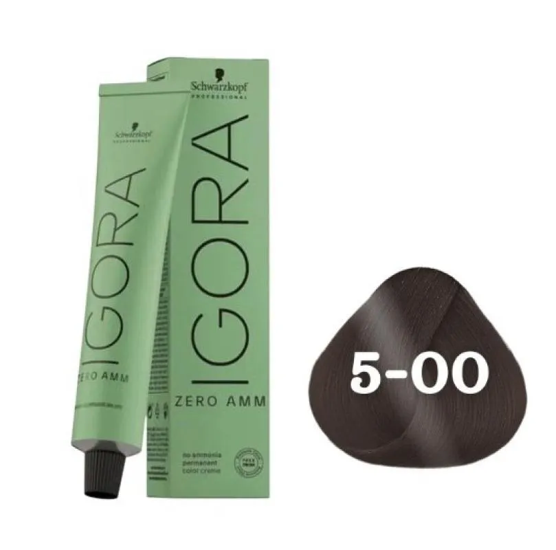 COLORAçãO IMPORTADA SCHWARZKOPF IGORA ZERO AMM 5-00 60G