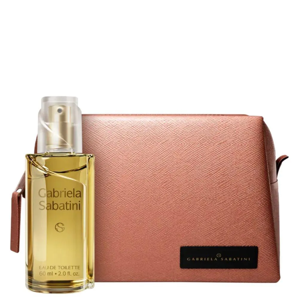 KIT GABRIELA SABATINI + NéCESSAIRE EAU DE TOILETTE FEMININO-60 ML