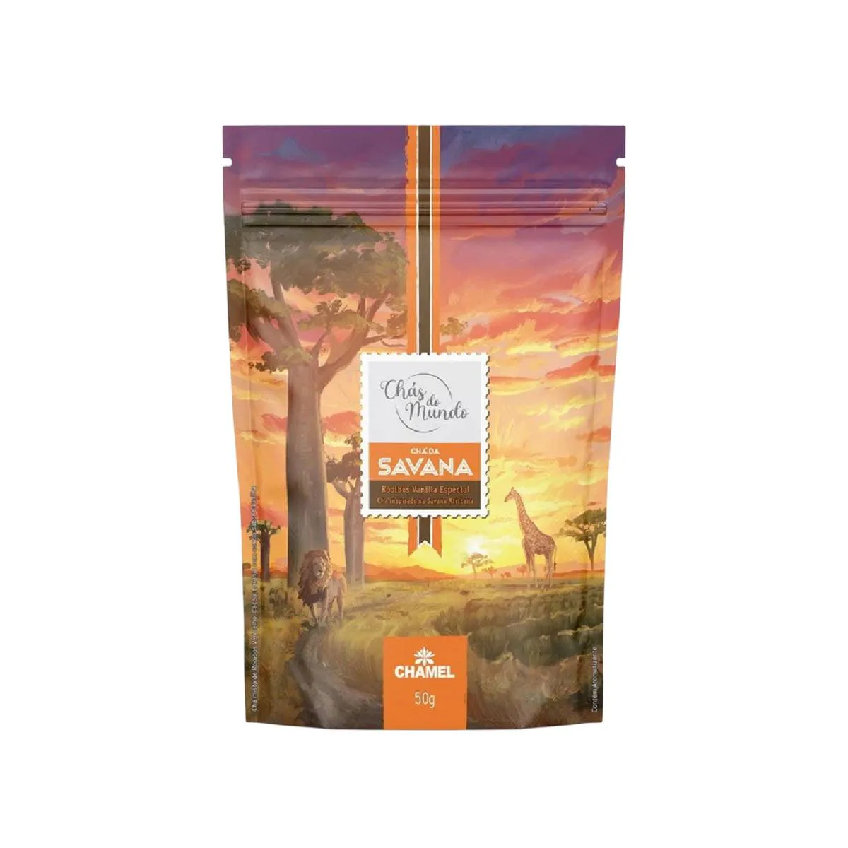 CHáS DO MUNDO POUCH CHá SAVANA 50G - CHAMEL