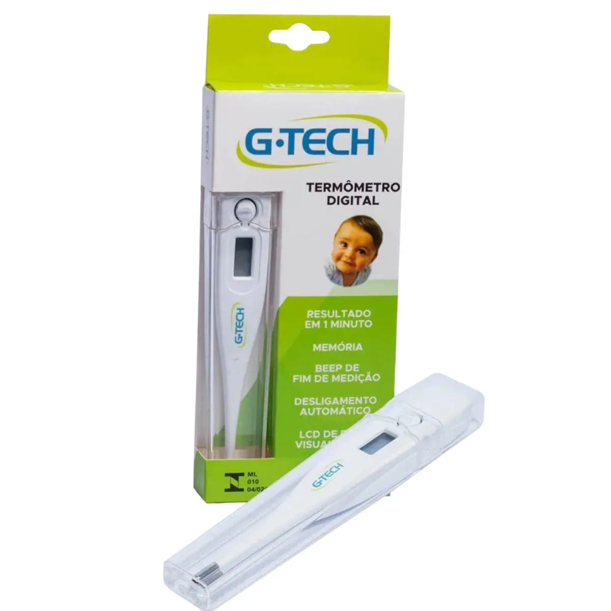 TERMôMETRO CLíNICO DIGITAL G-TECH TH1027 - G-TECH