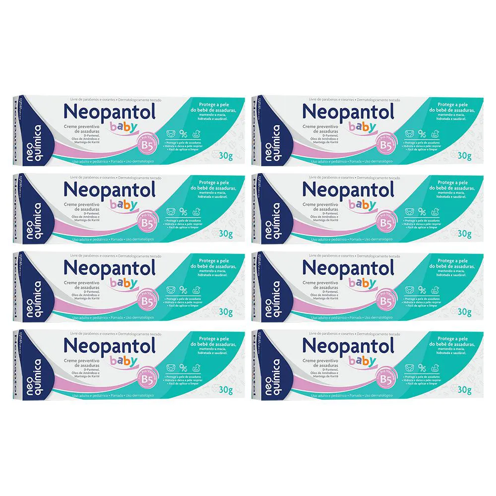 KIT 10 POMADA P/ ASSADURAS NEOPANTOL BABY 30G - NEO QUíMICA