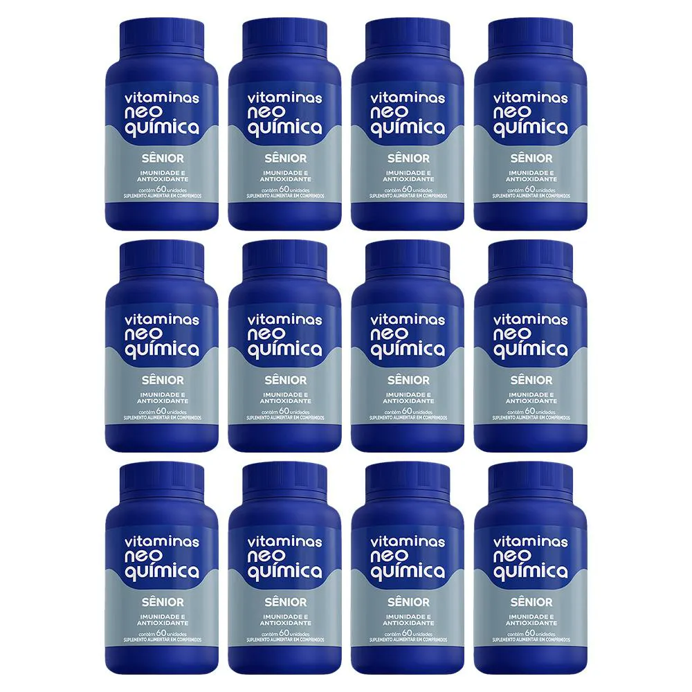 KIT 12 SUPLEMENTO AZ SêNIOR IMUNIDADE 60CPR - NEO QUIMICA