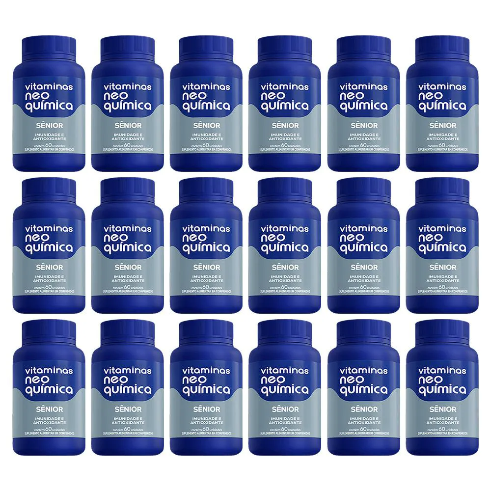 KIT 18 SUPLEMENTO AZ SêNIOR IMUNIDADE 60CPR - NEO QUIMICA