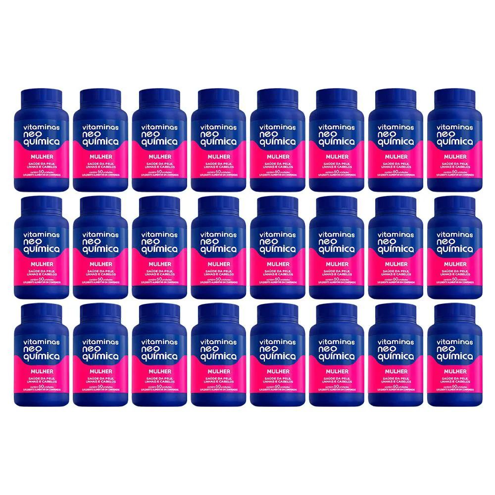 KIT 24 SUPLEMENTO ALIMENTAR MULHER 60CPR - NEO QUíMICA