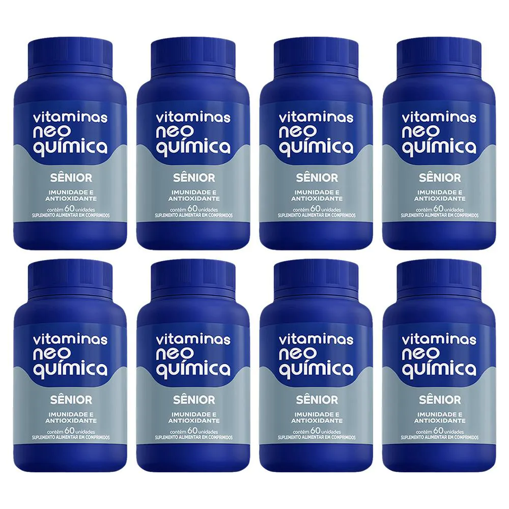 KIT 8 SUPLEMENTO AZ SêNIOR IMUNIDADE 60CPR - NEO QUIMICA