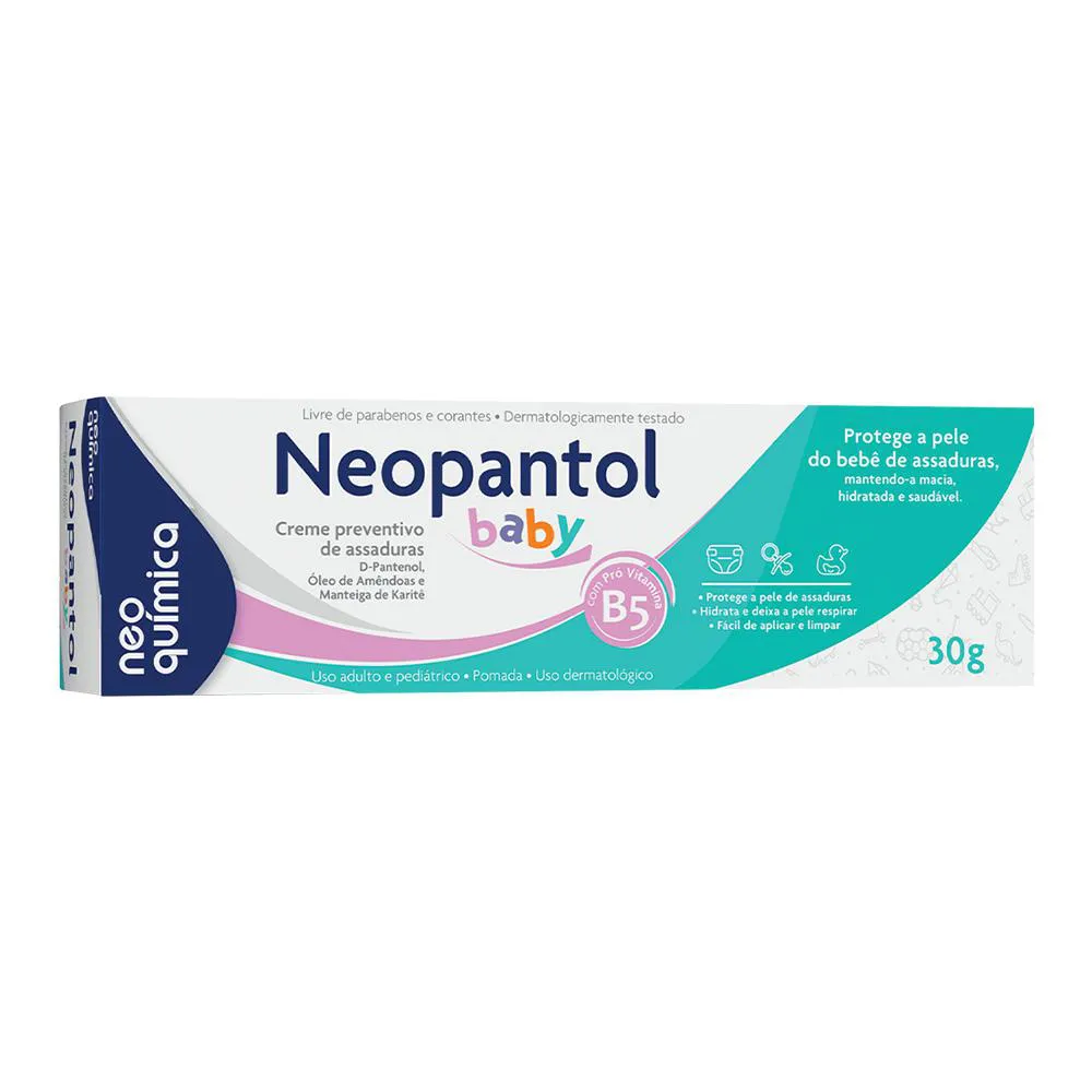 POMADA P/ ASSADURAS NEOPANTOL BABY 30G - NEO QUíMICA