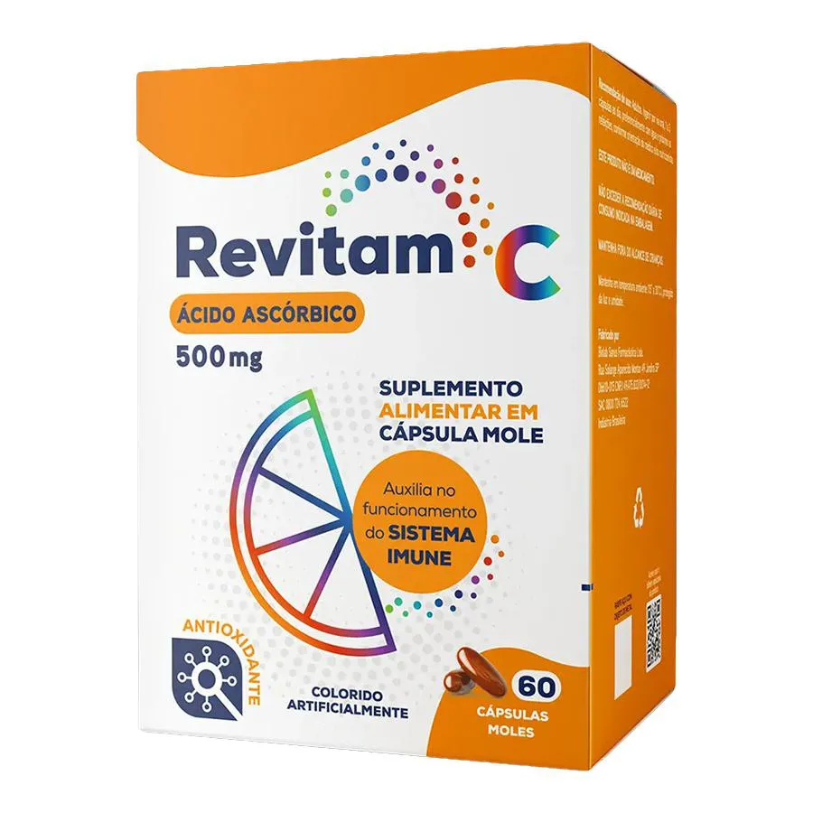 SUPLEMENTO REVITAM C 500MG 60CPS - BIOLAB