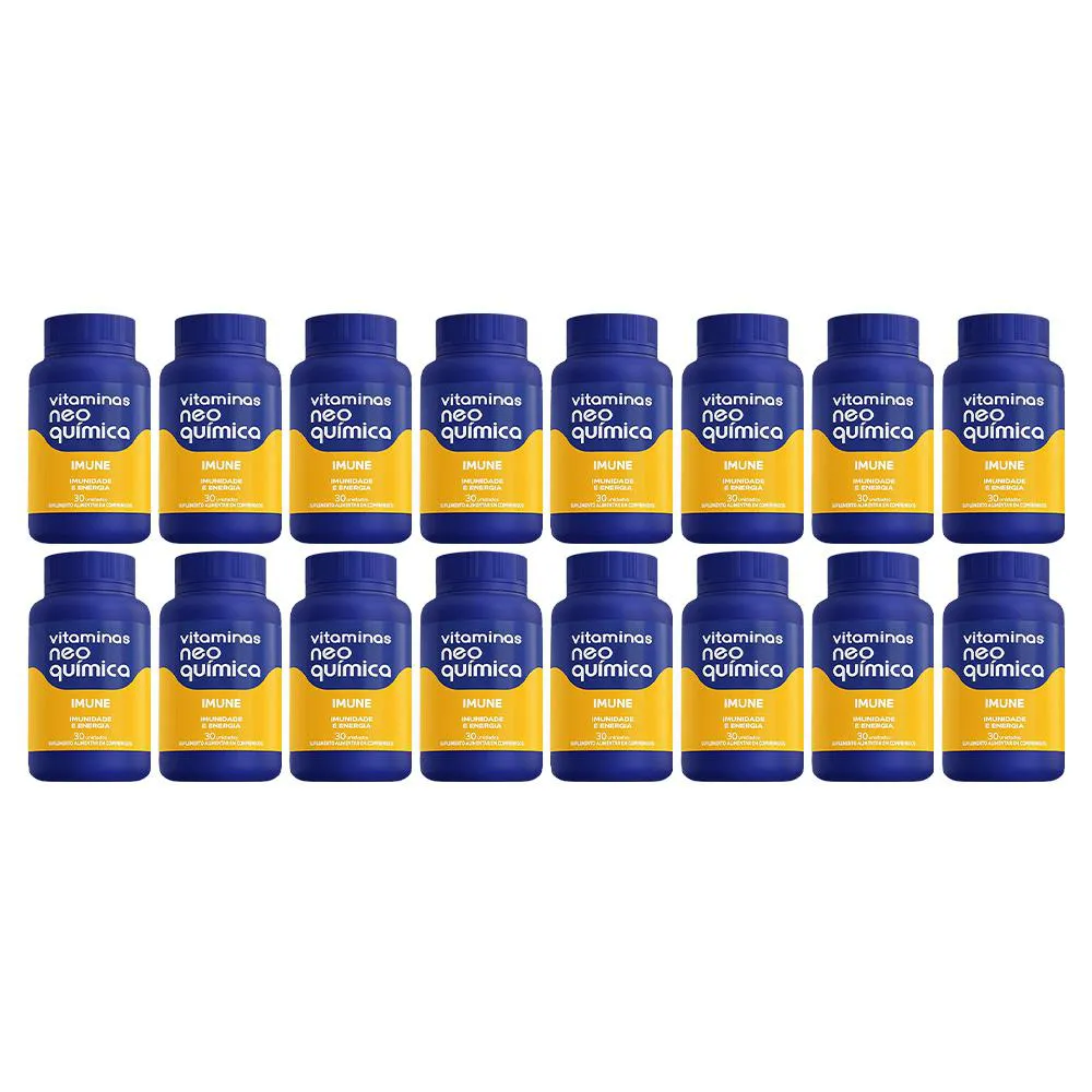 KIT 16 SUPLEMENTO ALIMENTAR IMUNE 30CPR - NEO QUíMICA
